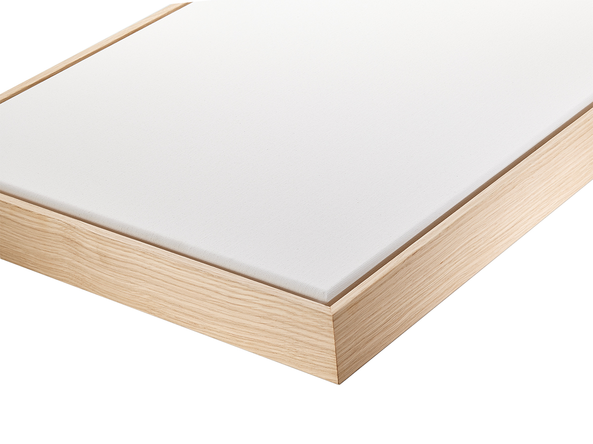 Schattenfugenrahmen Eiche Natur - XXL