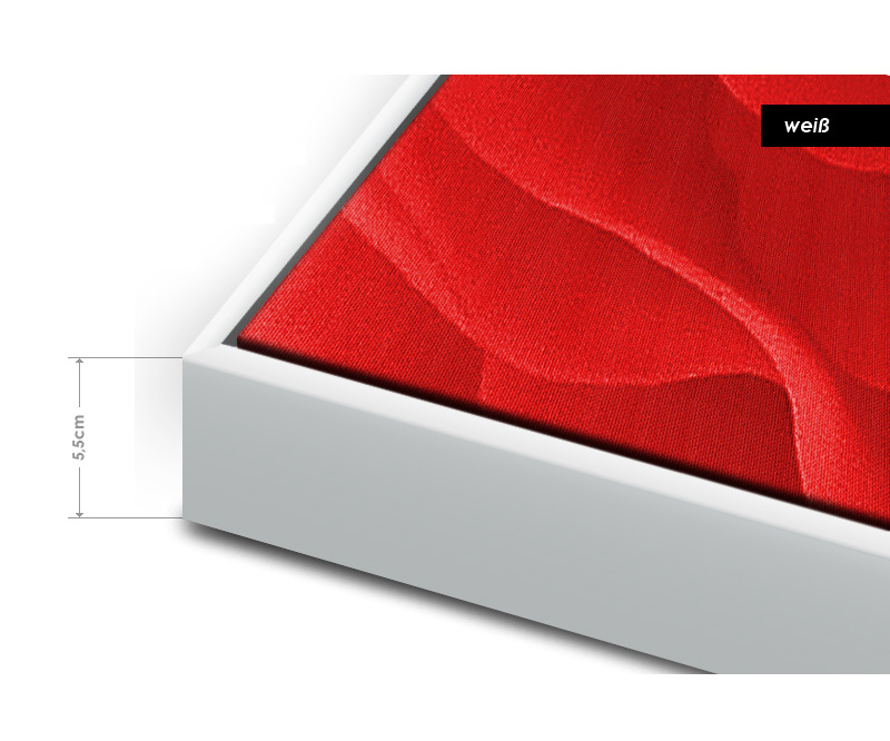 Schattenfugenrahmen weiss xxl