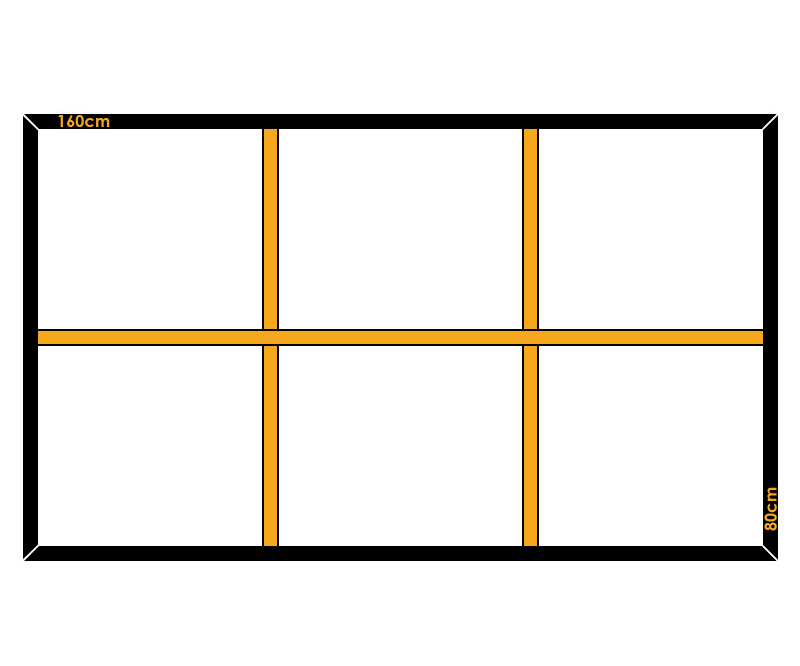 Keilrahmenleisten XXL - Zertifiziert