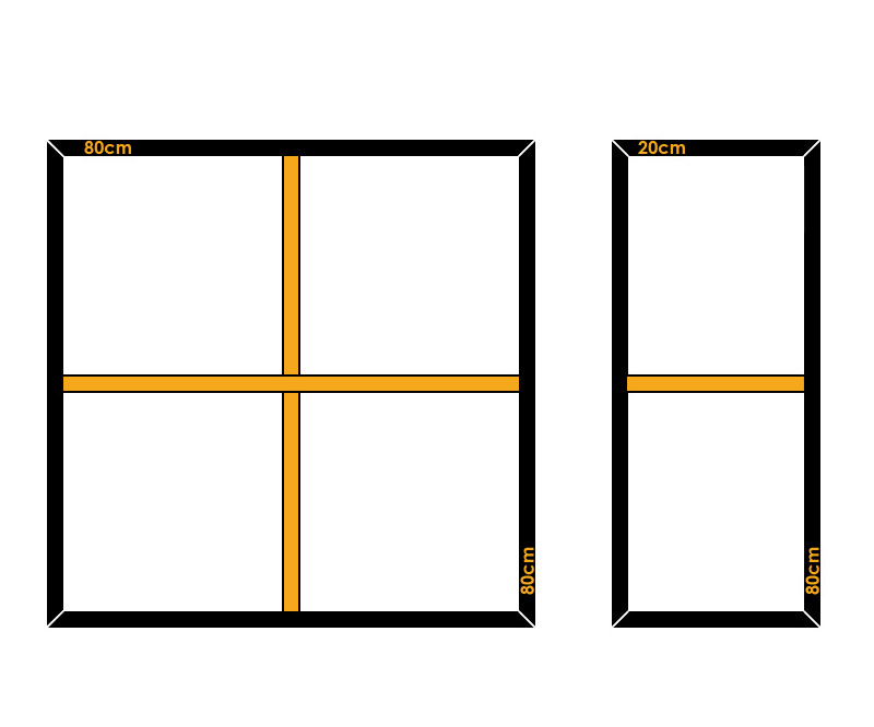Keilrahmenleisten XXL - Zertifiziert